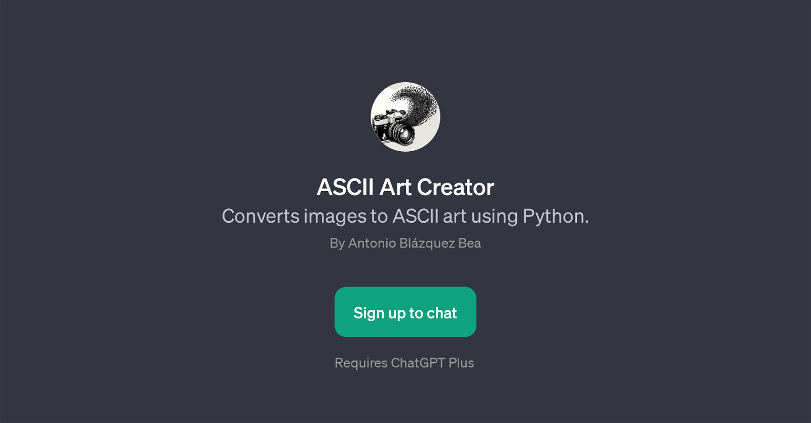 ASCII Art Creator website
