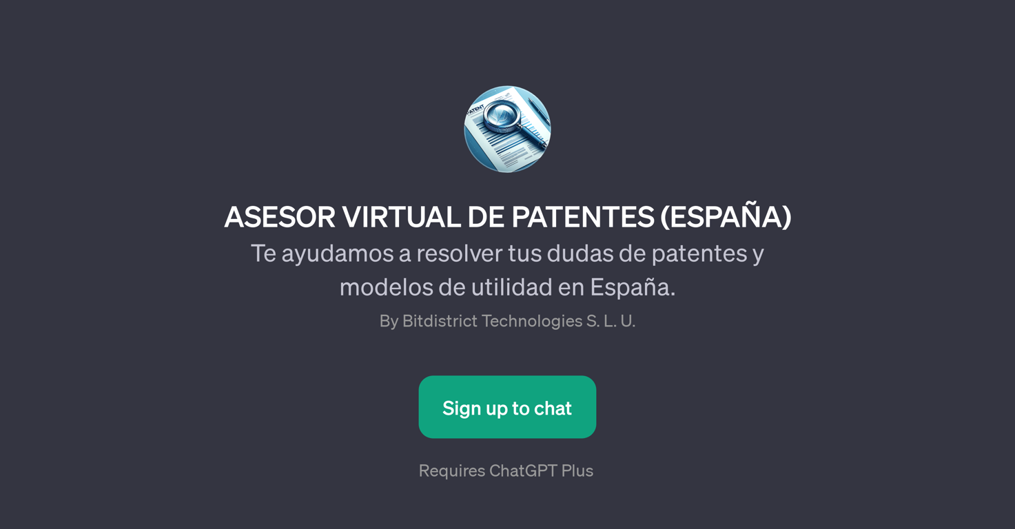 ASESOR VIRTUAL DE PATENTES (ESPAA) website