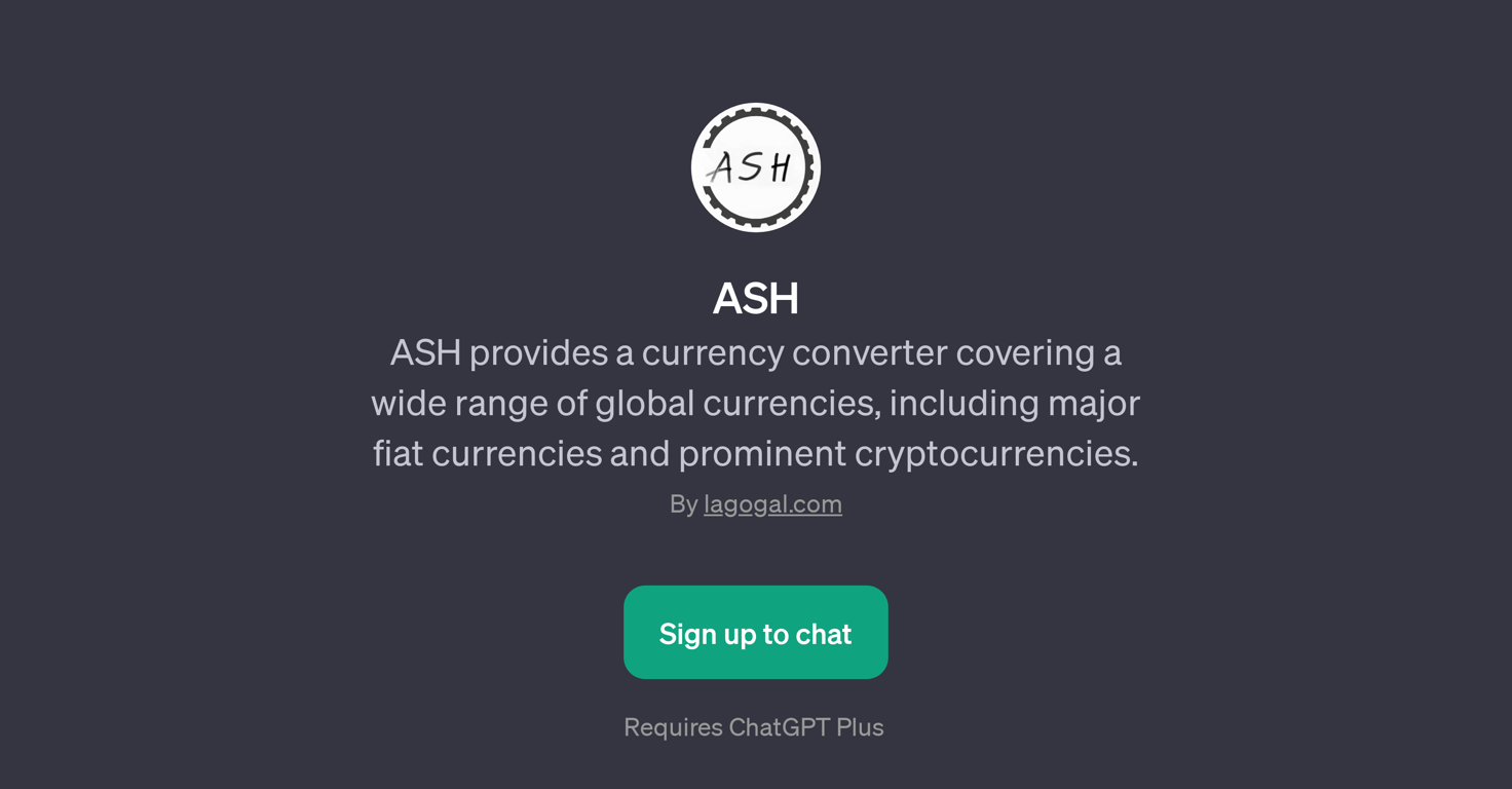 ASH website