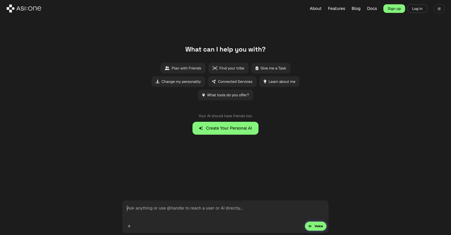 ASI One website