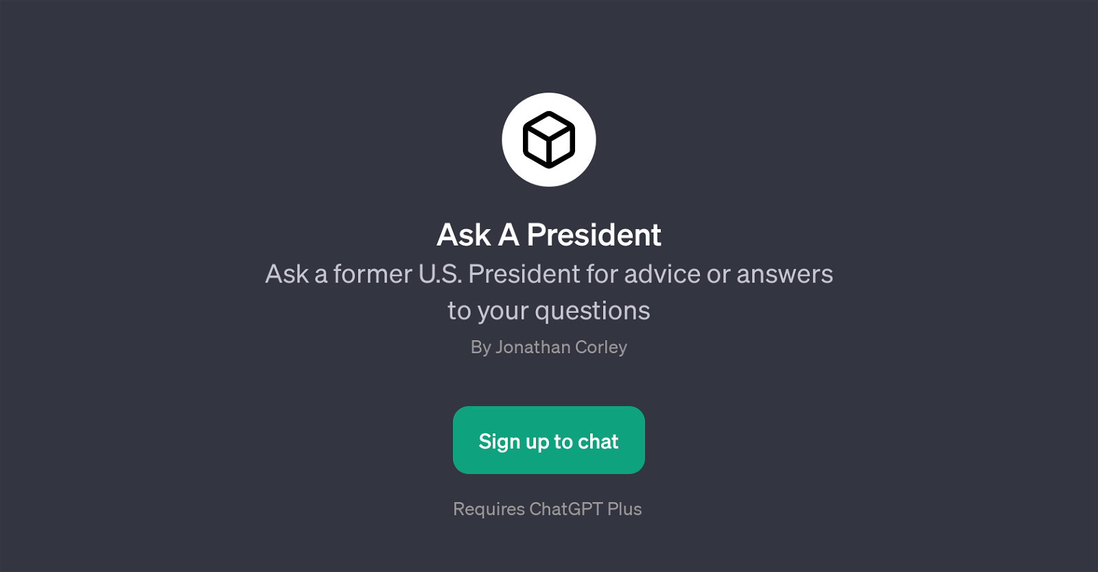 Ask A President website
