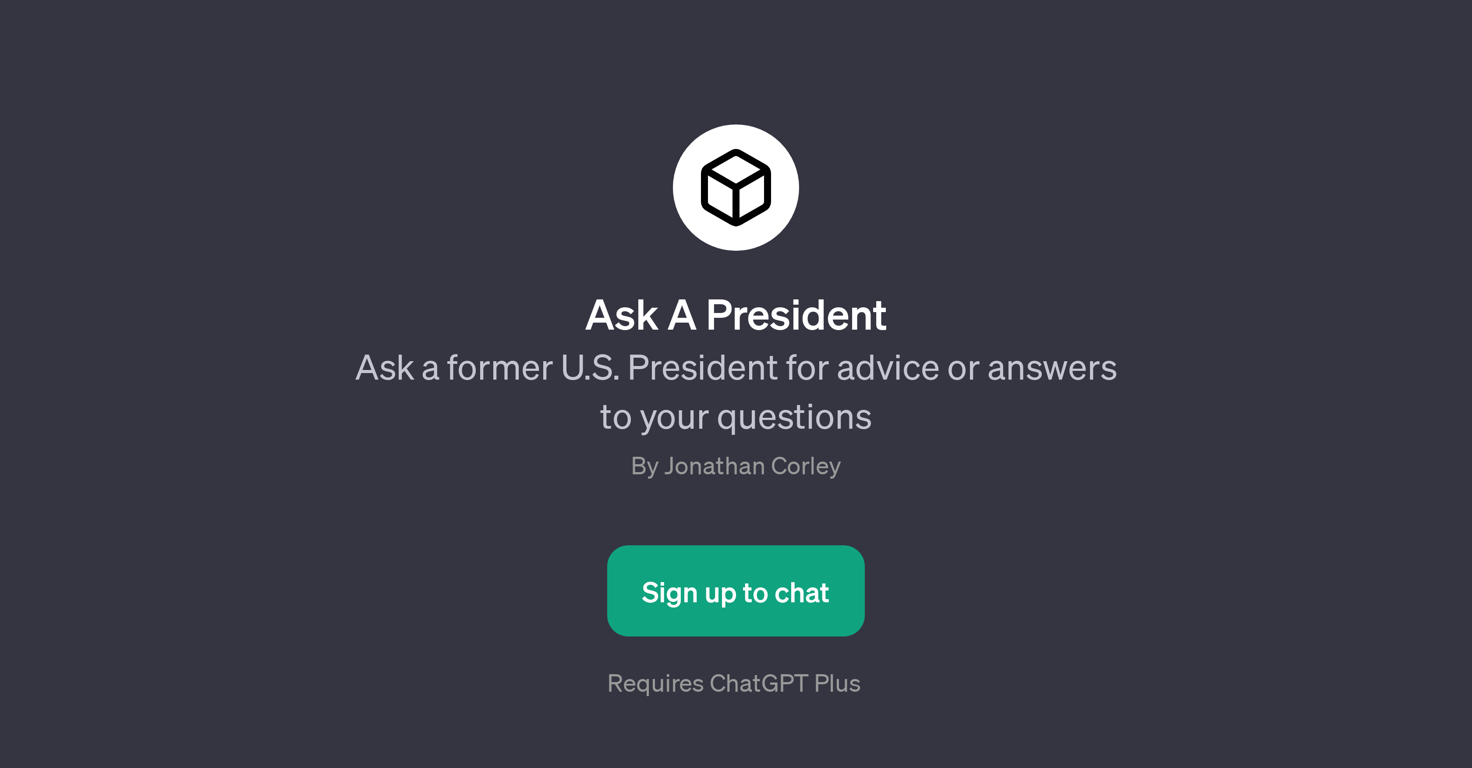 Ask A President website