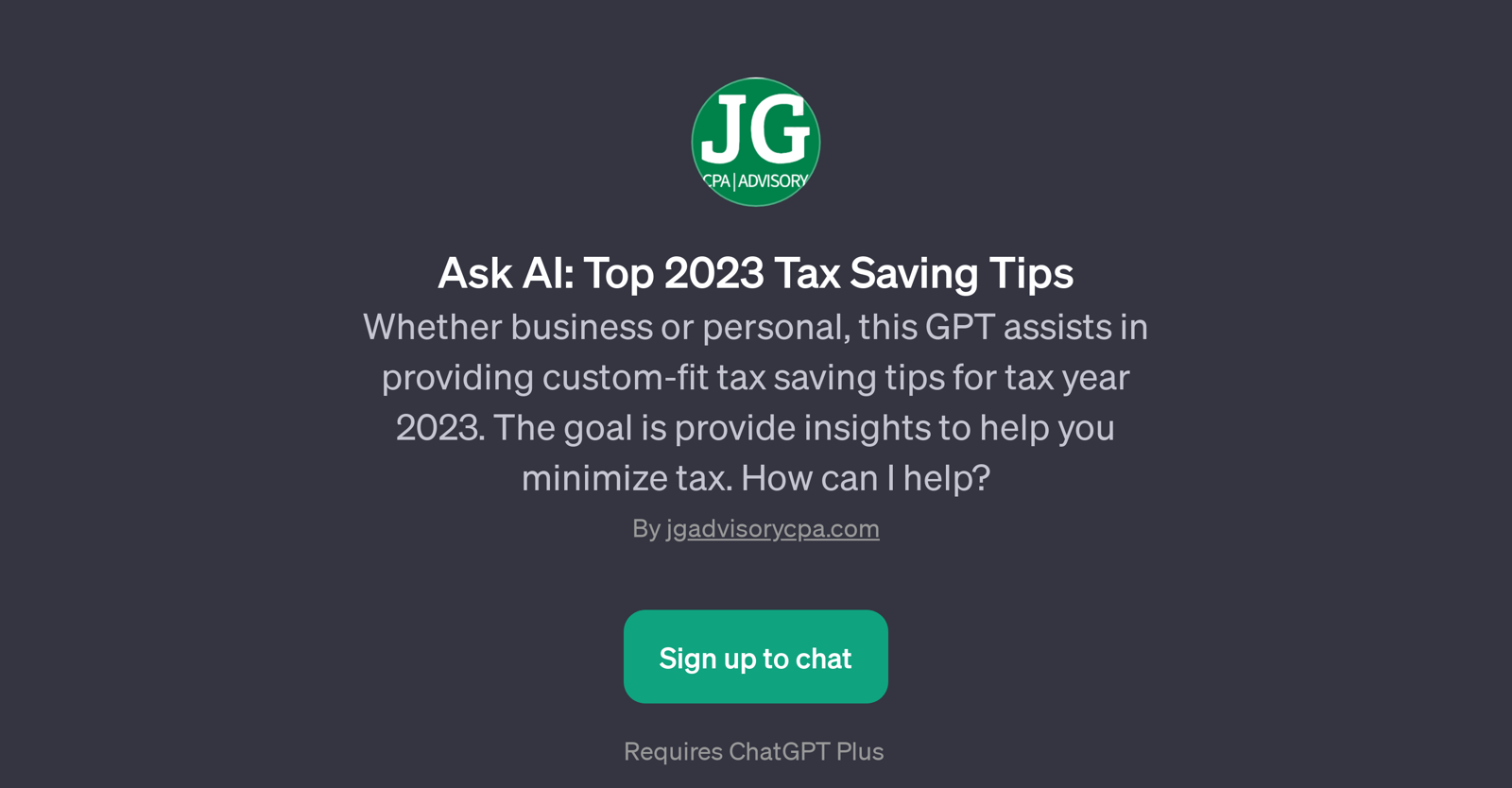 Ask AI: Top 2023 Tax Saving Tips website