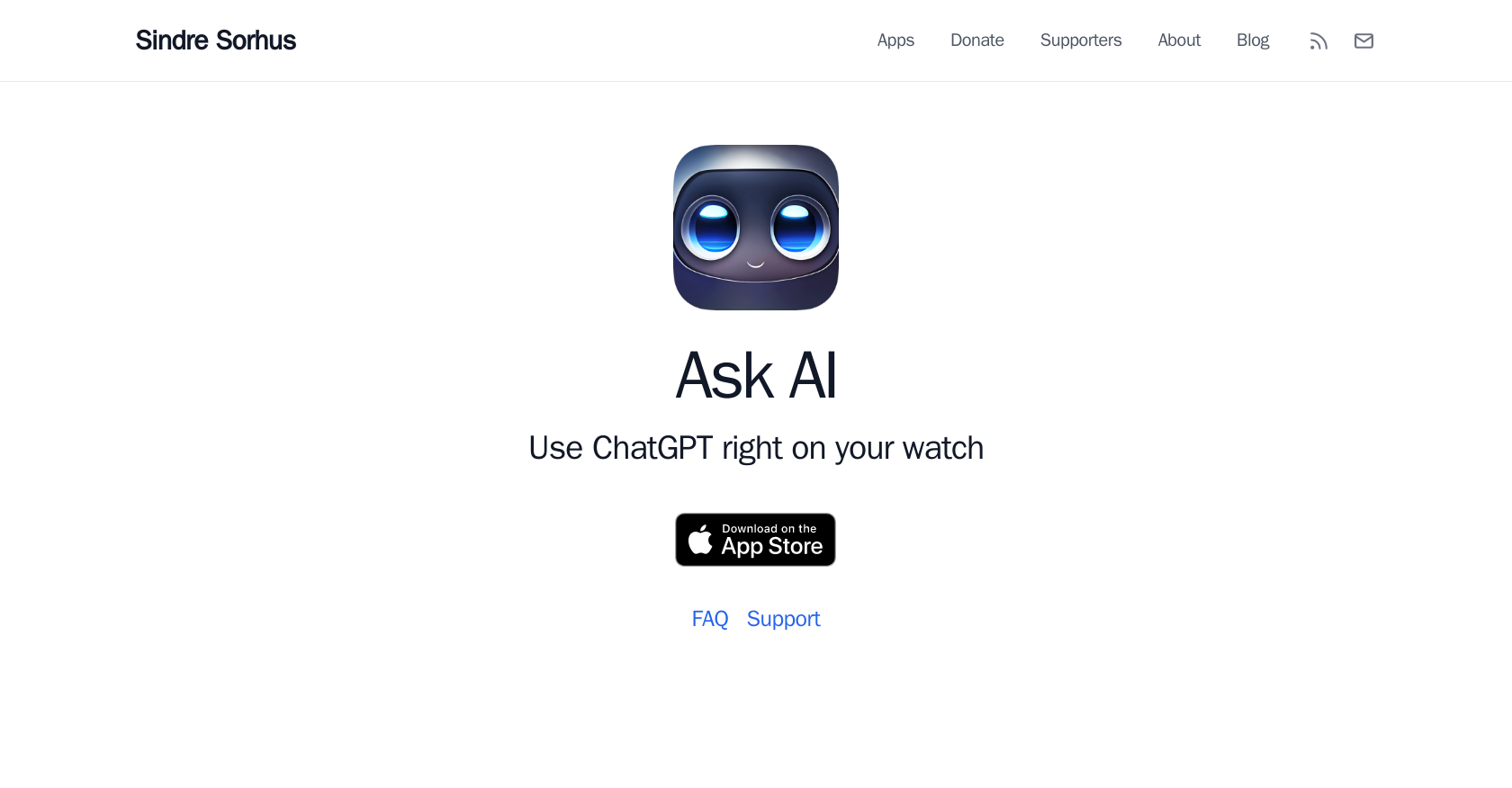 Ask AI website