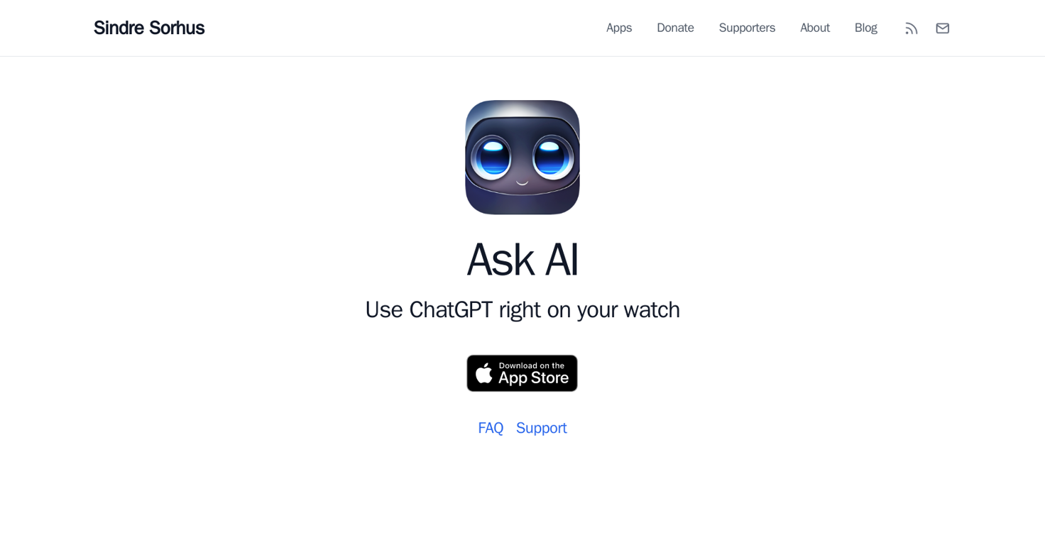 Ask AI website