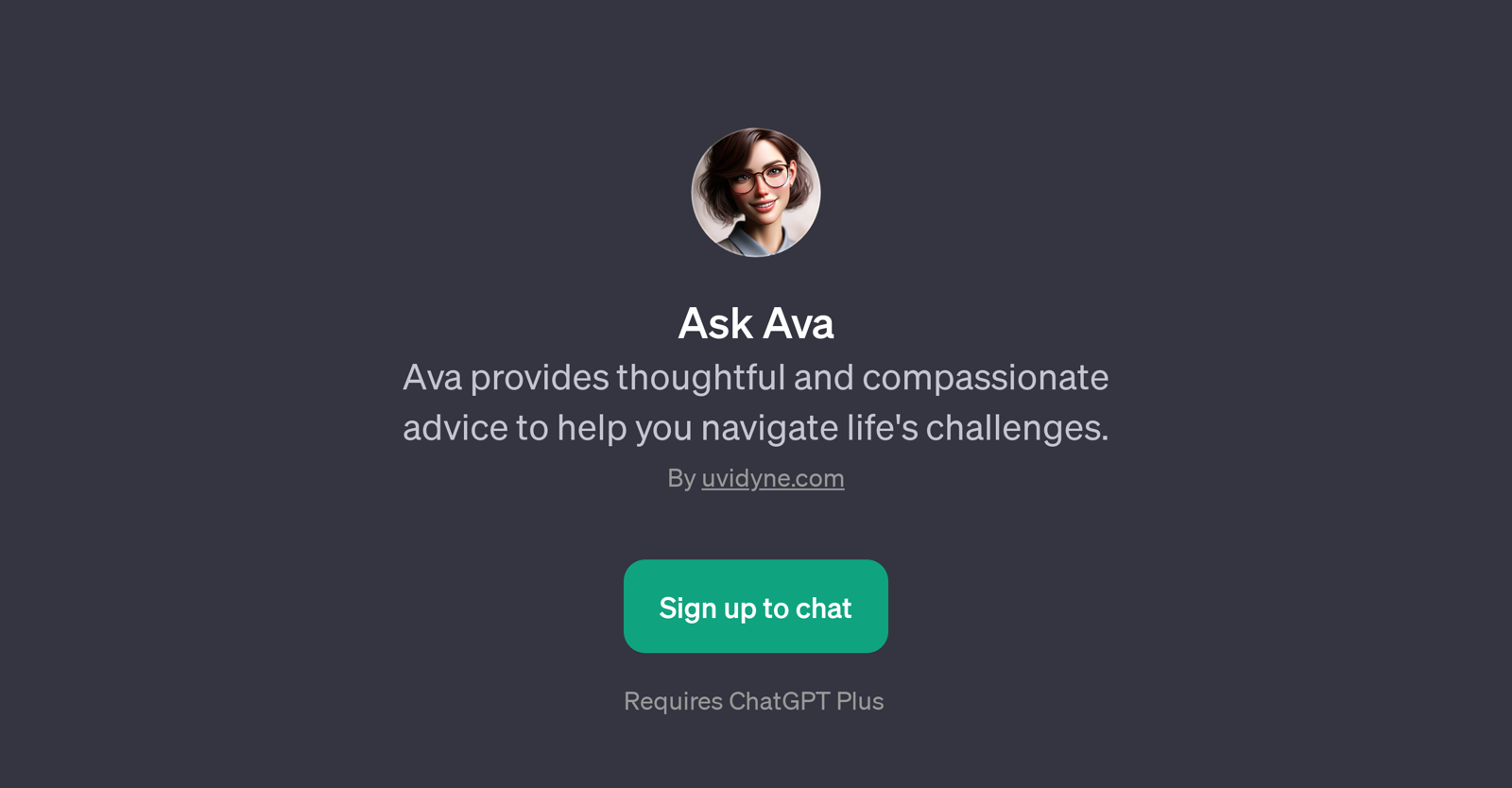 Ask Ava website