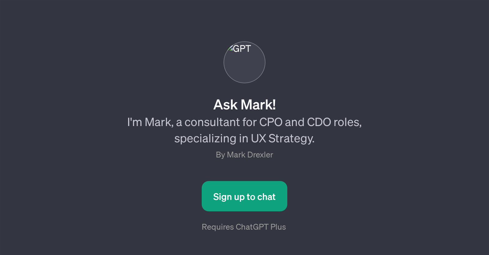 Ask Mark website