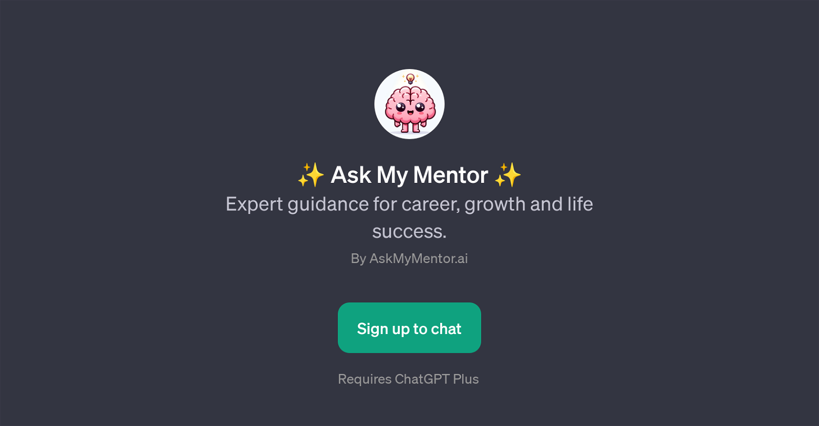 Ask My Mentor website