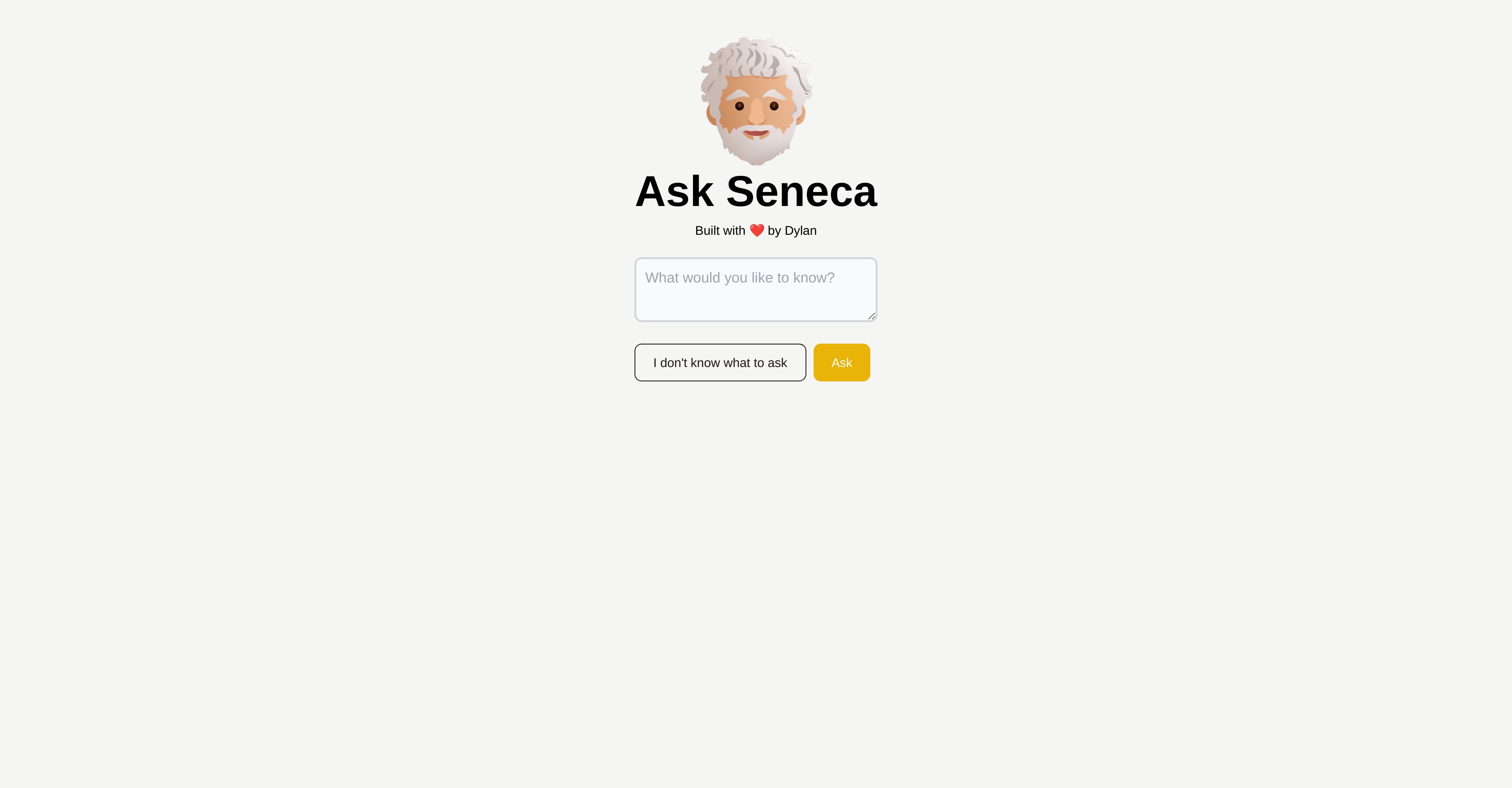 Ask Seneca website