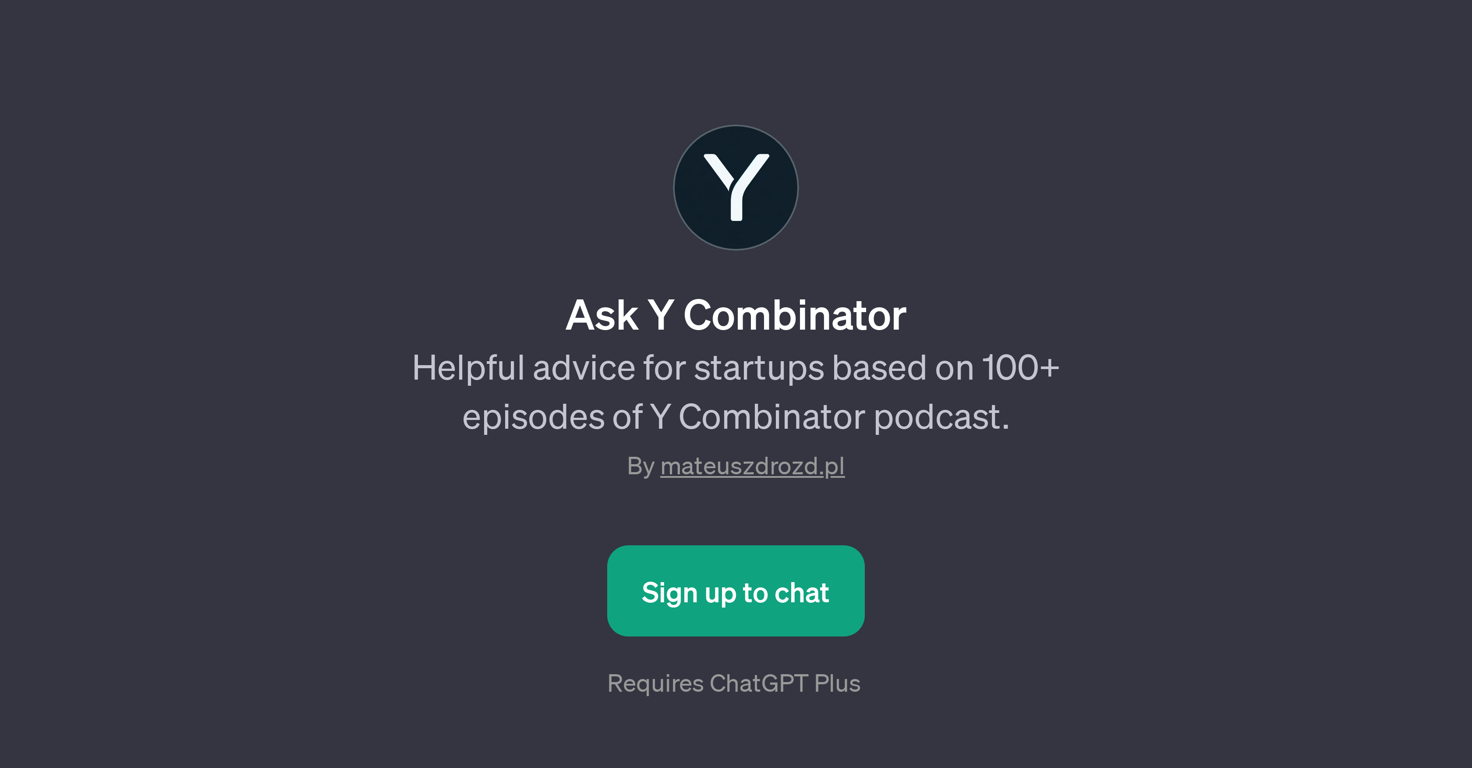 Ask Y Combinator website