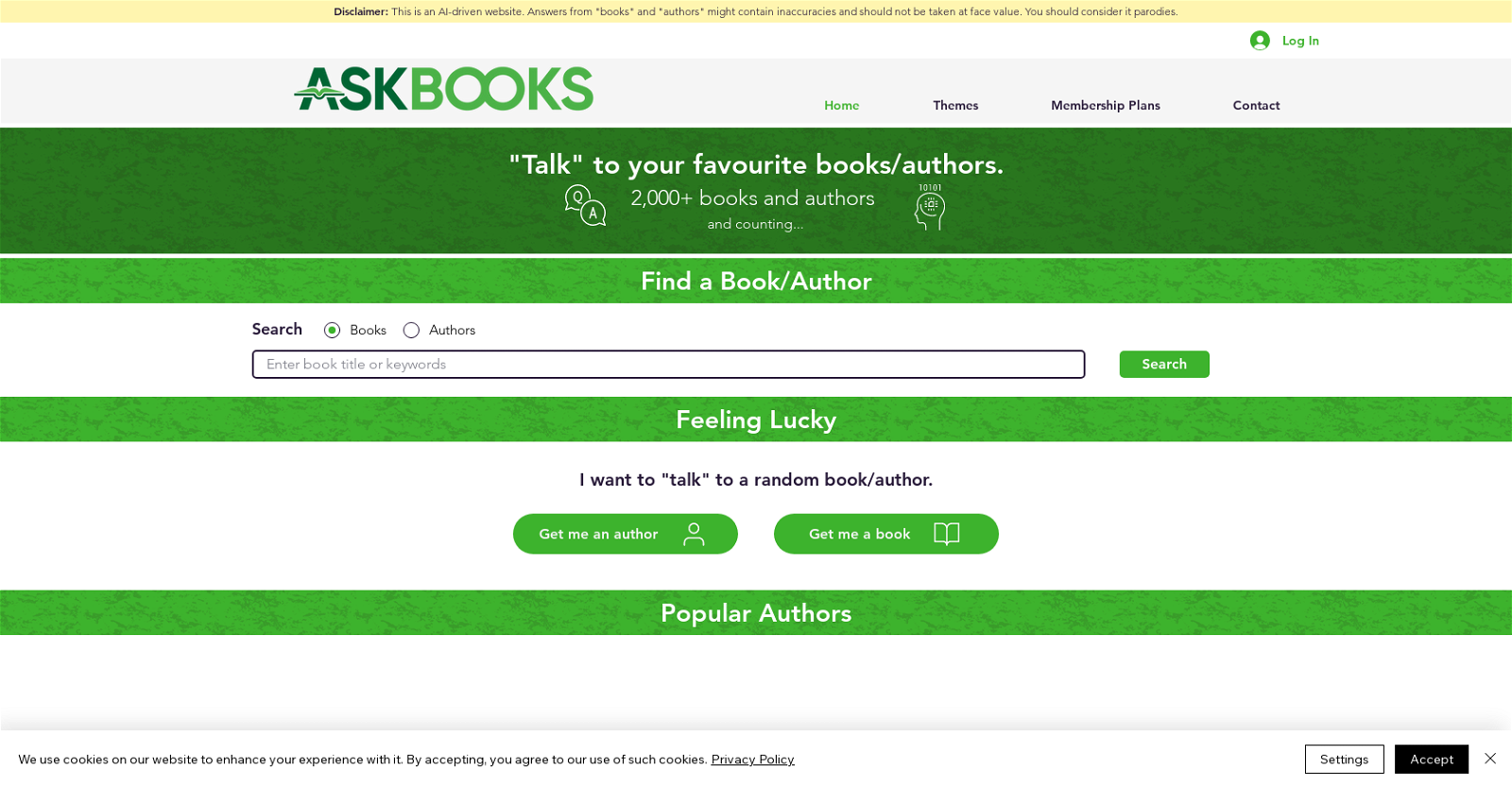 AskBooks website