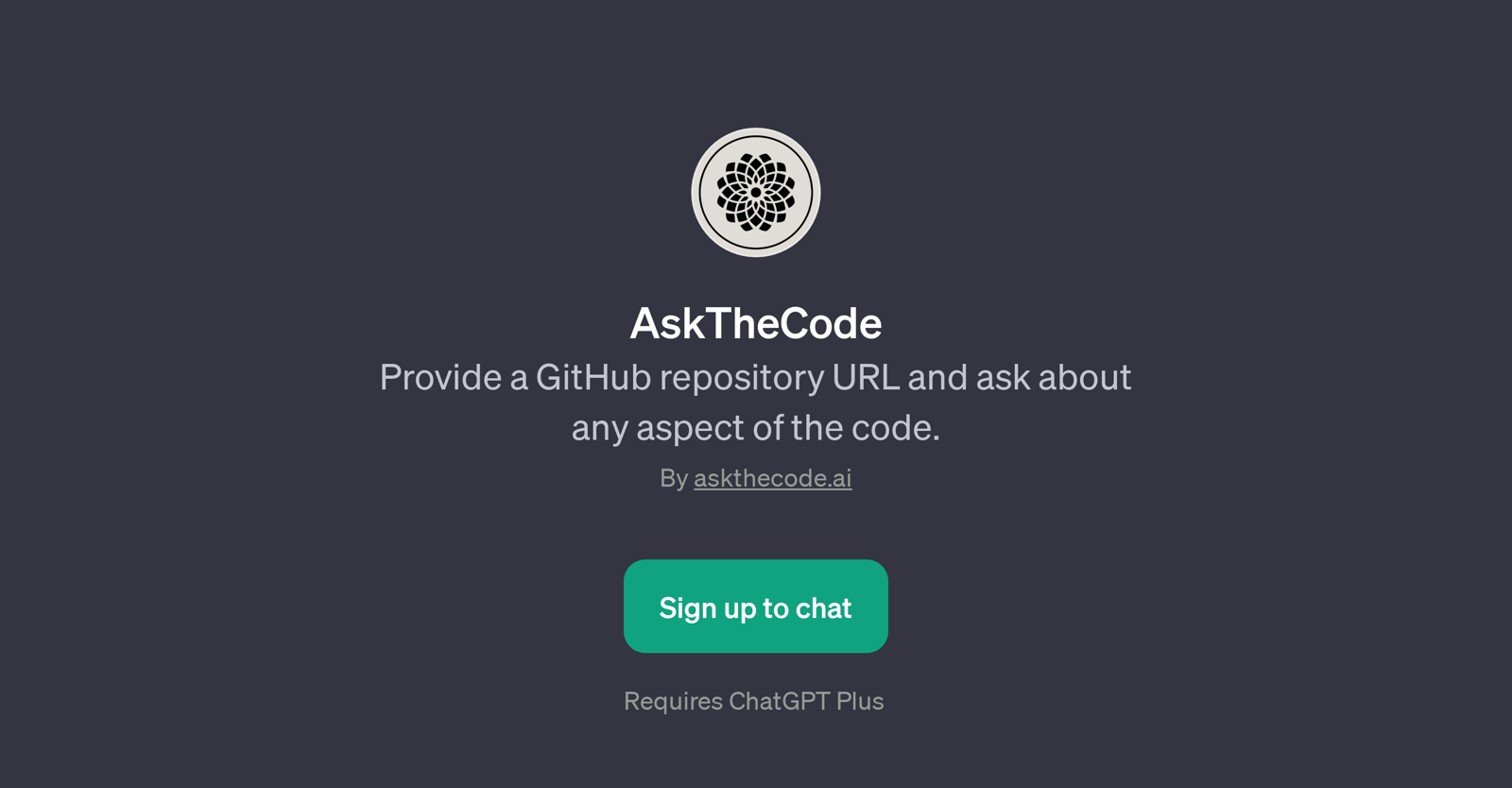 AskTheCode website