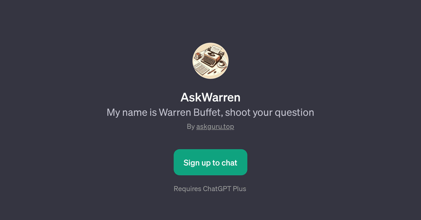 AskWarren website