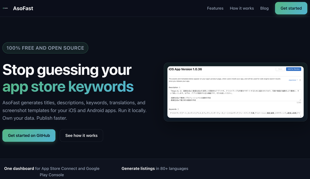 ASOFAST website