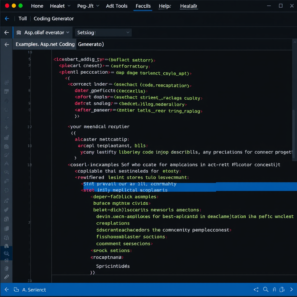 Asp.net Coding Generator website