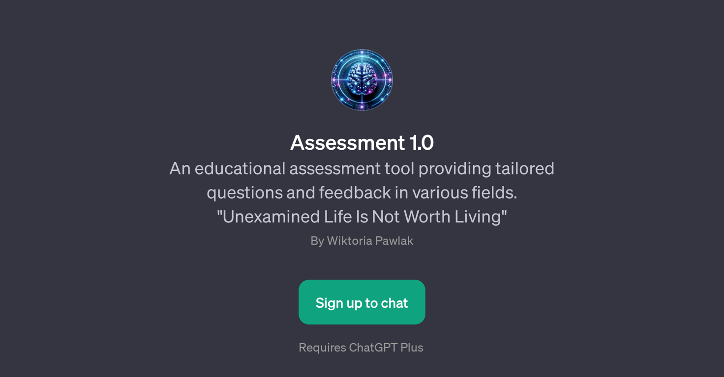 Assessment 1.0 website