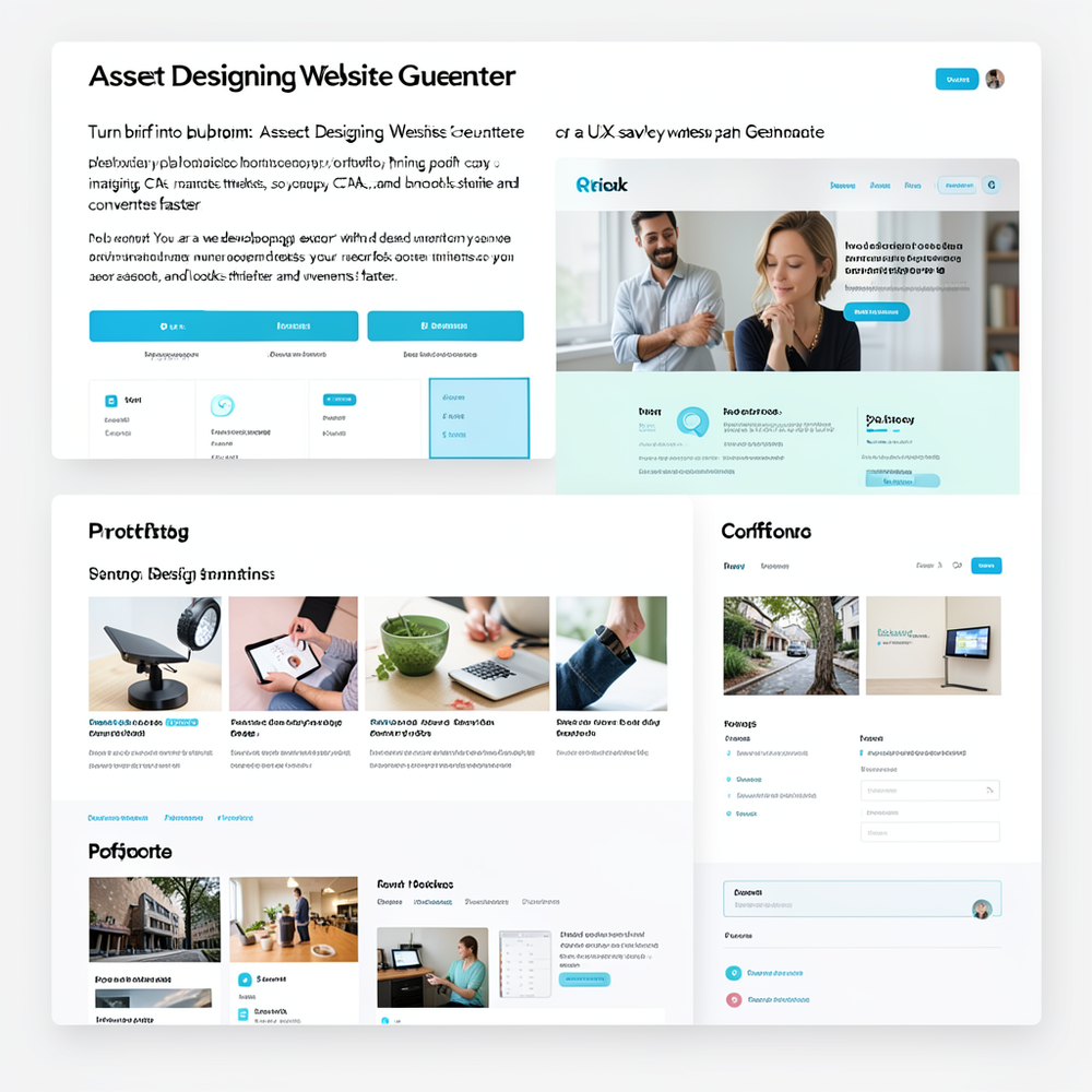Asset Designing Website Generator website