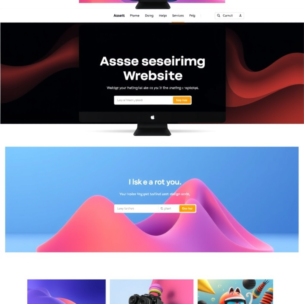 Asset Designing Website Generator website