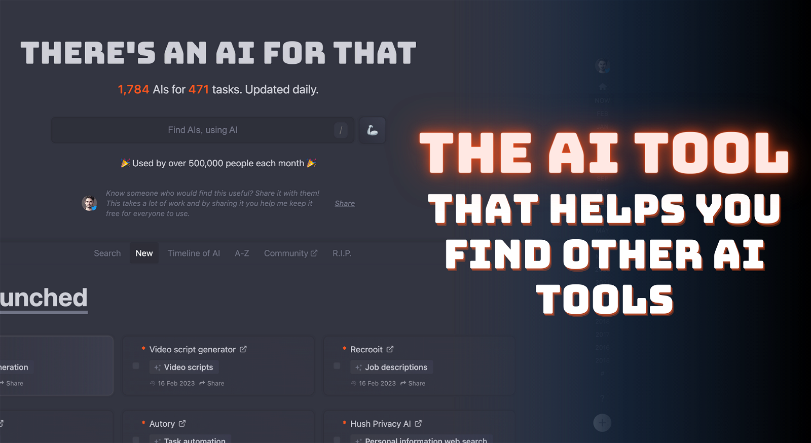 There's An AI For That - The Biggest AI Aggregator