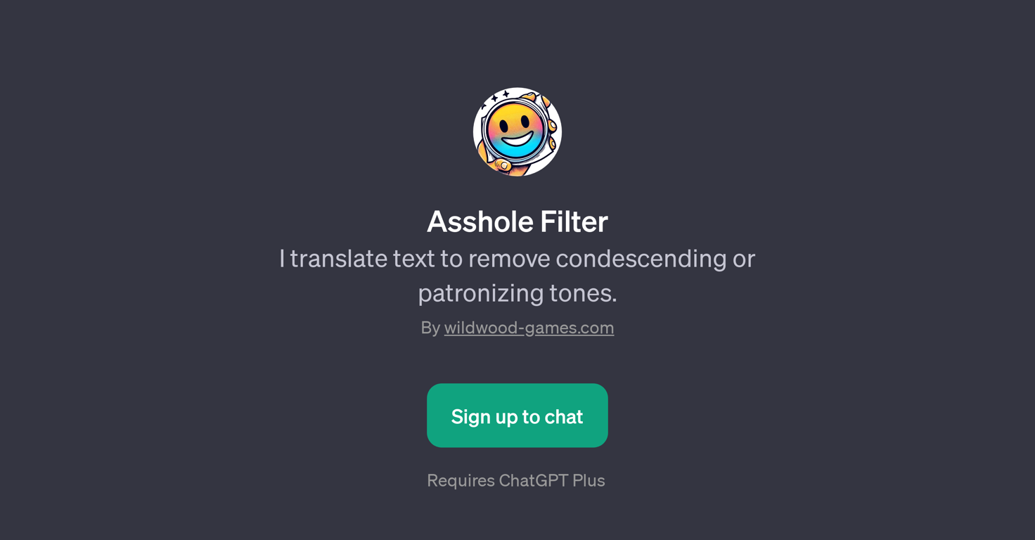 Asshole Filter website
