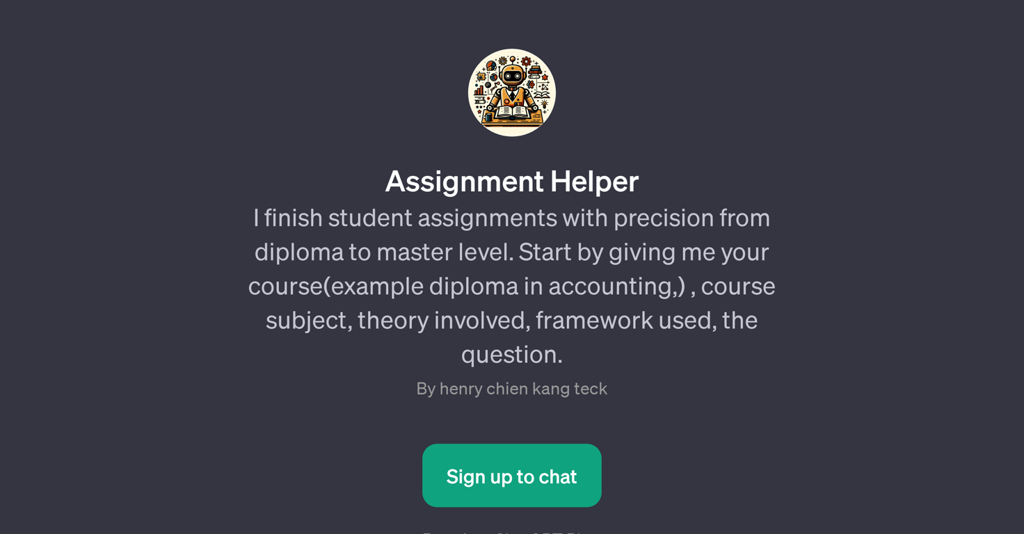 Assignment Helper website