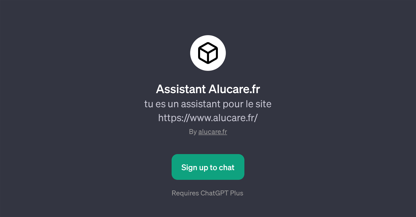 Assistant Alucare.fr website