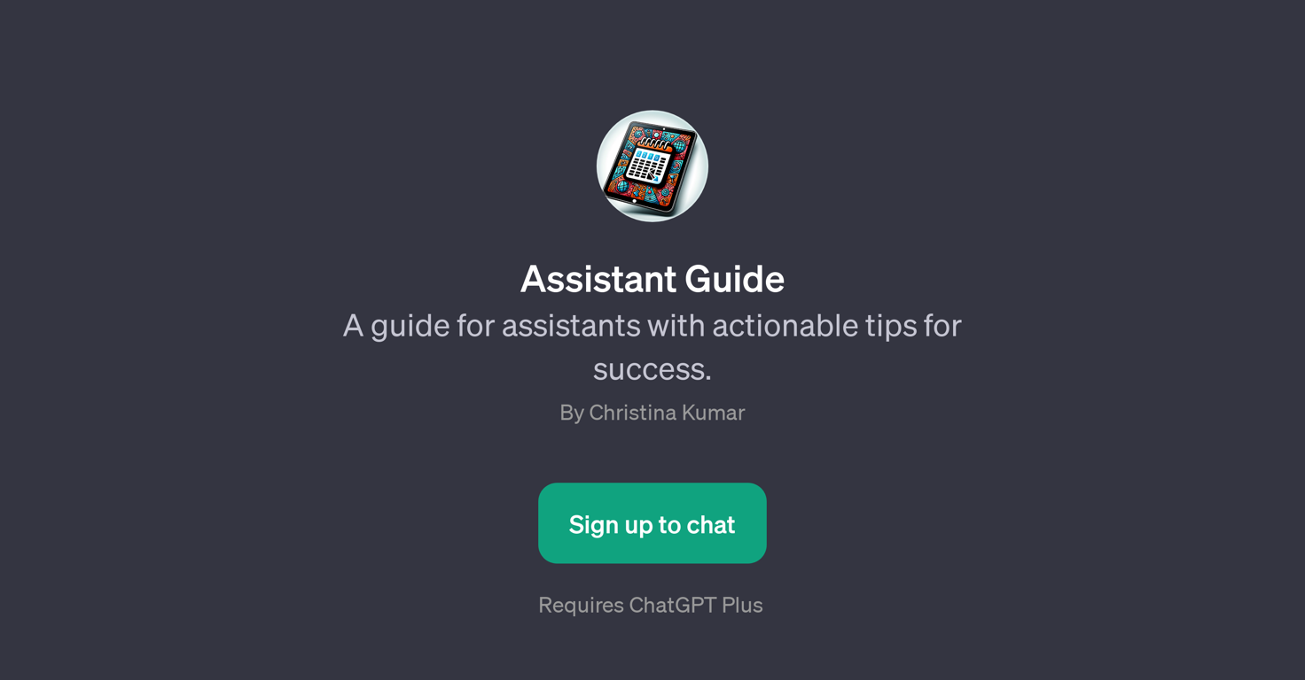 Assistant Guide website