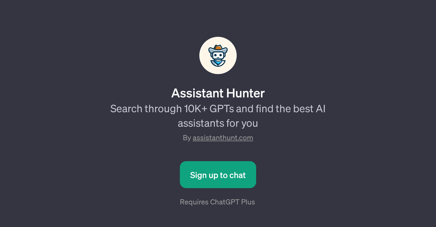 Assistant Hunter website