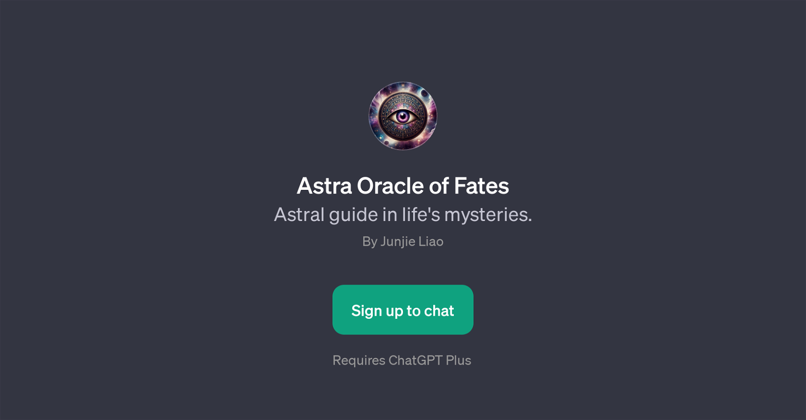 Astra Oracle of Fates website