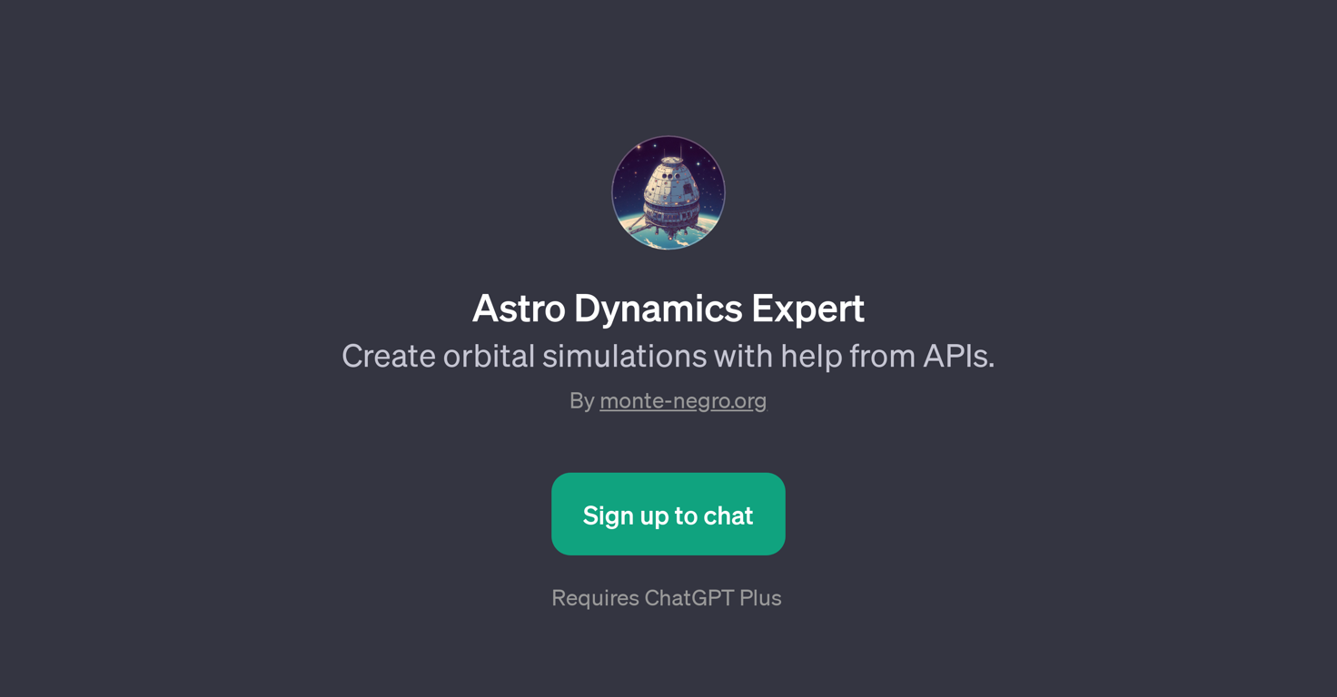 Astro Dynamics Expert website