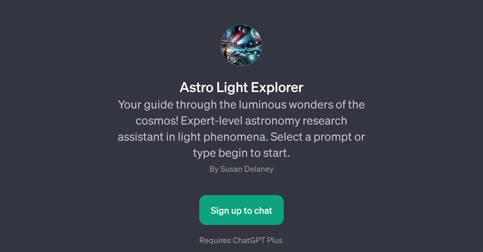 Astro Light Explorer website