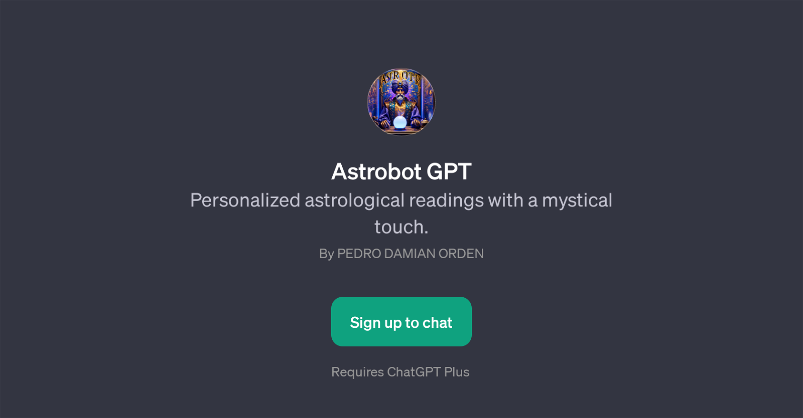 Astrobot GPT website
