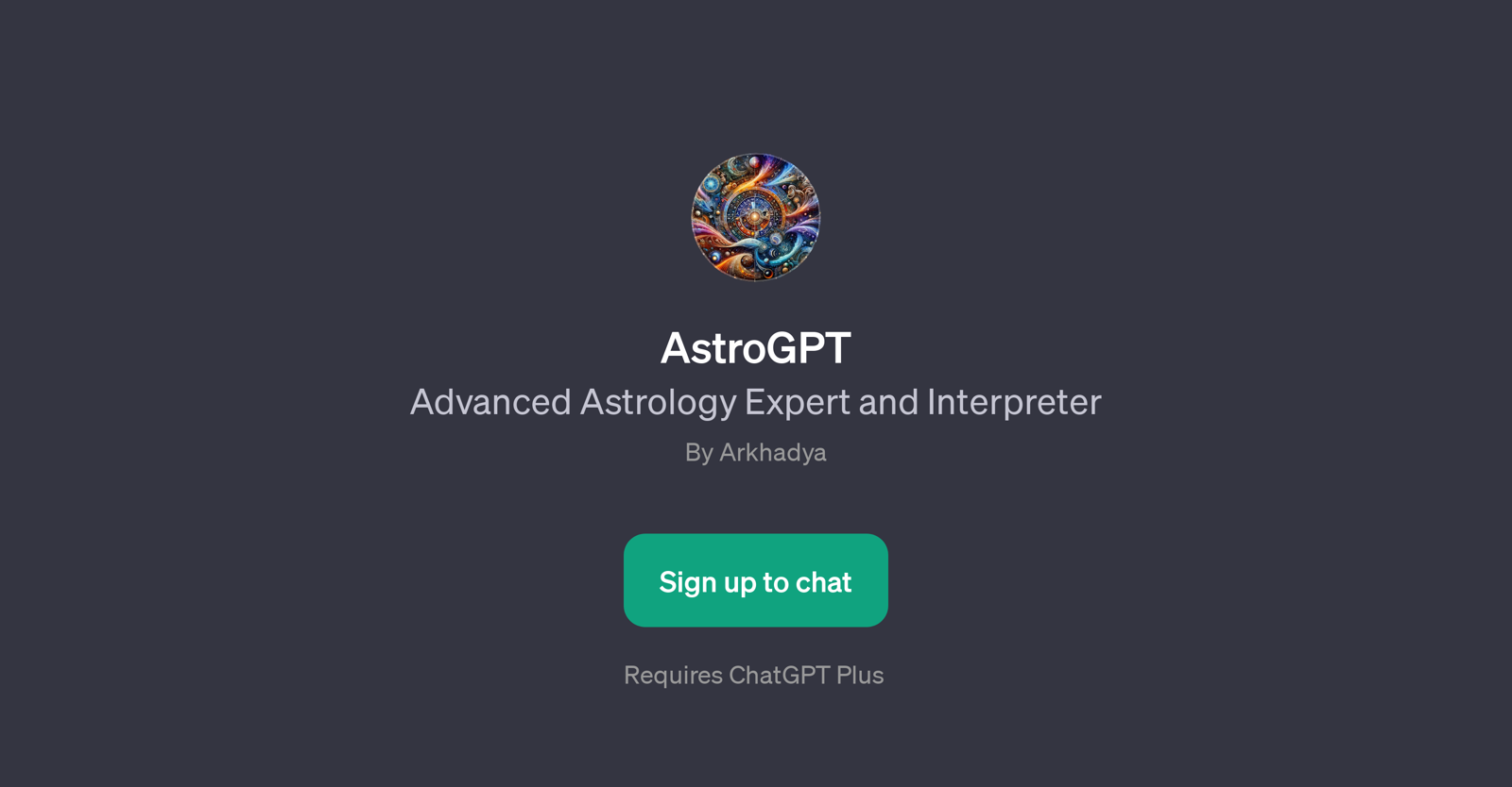 AstroGPT website