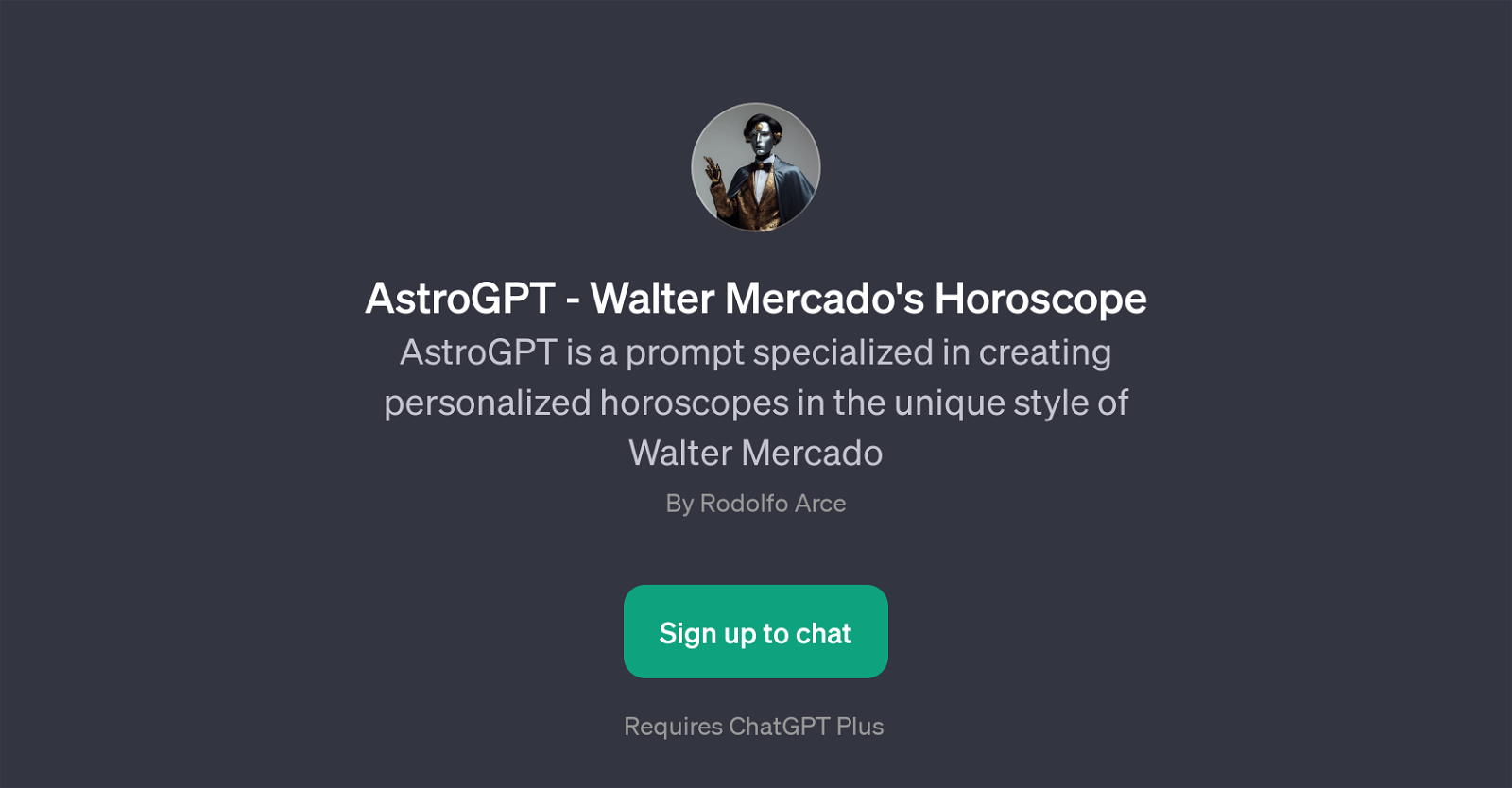 AstroGPT - Walter Mercado's Horoscope website