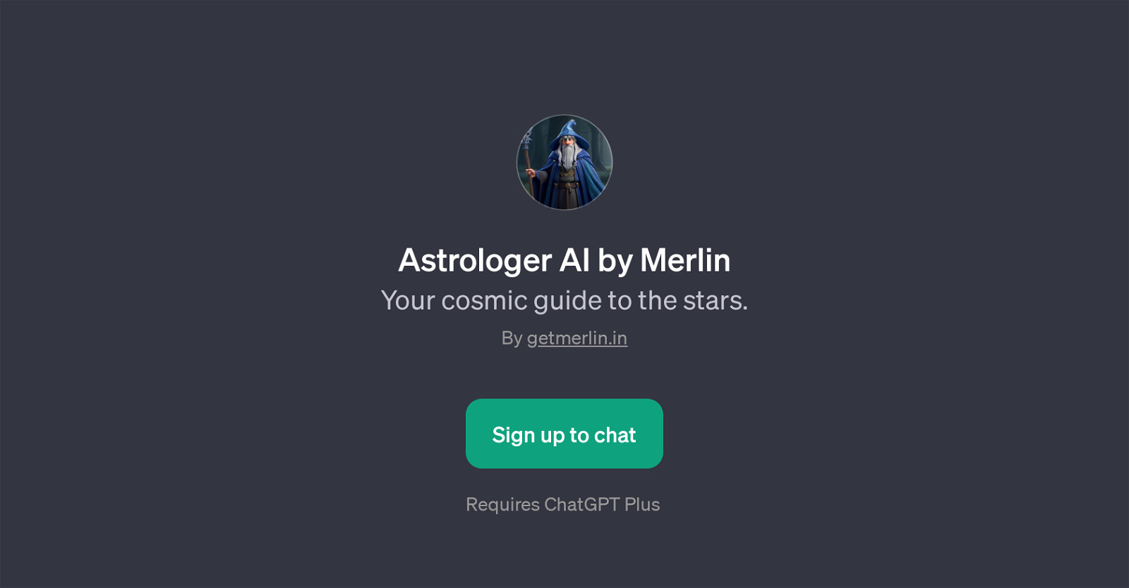 Astrologer AI by Merlin website