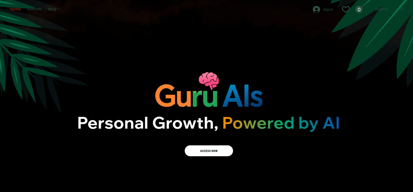 Guru AIs website