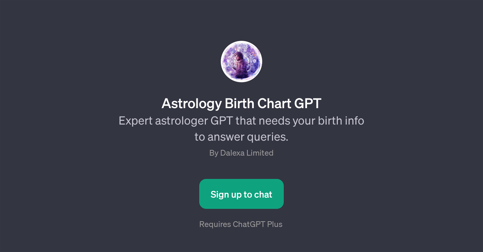 Astrology Birth Chart GPT website