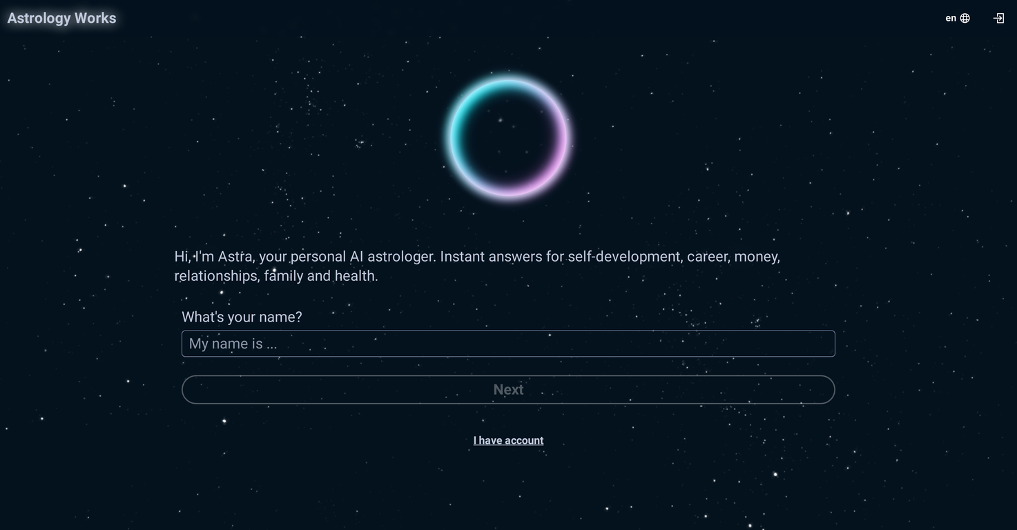 Astrology Works website