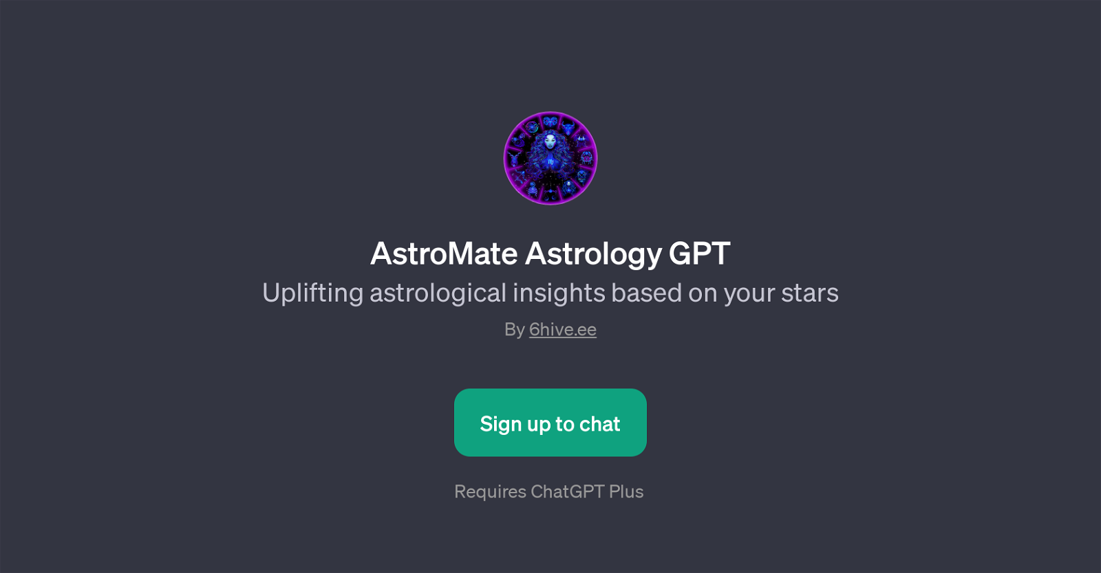 AstroMate Astrology GPT website