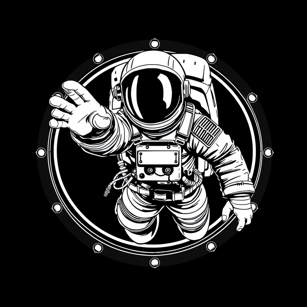 Astronaud portal tshirt design website