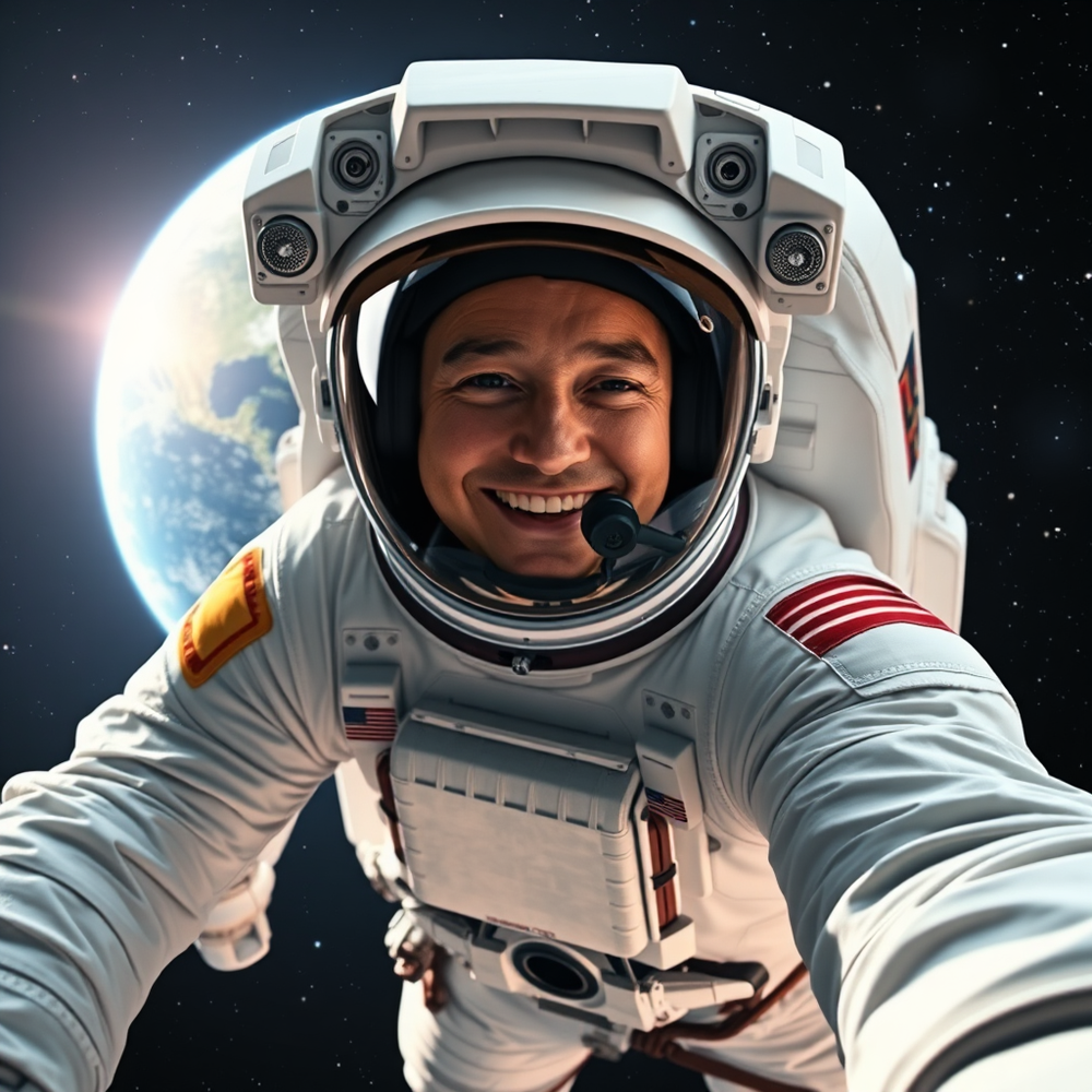 Astronaut Selfie Studio website