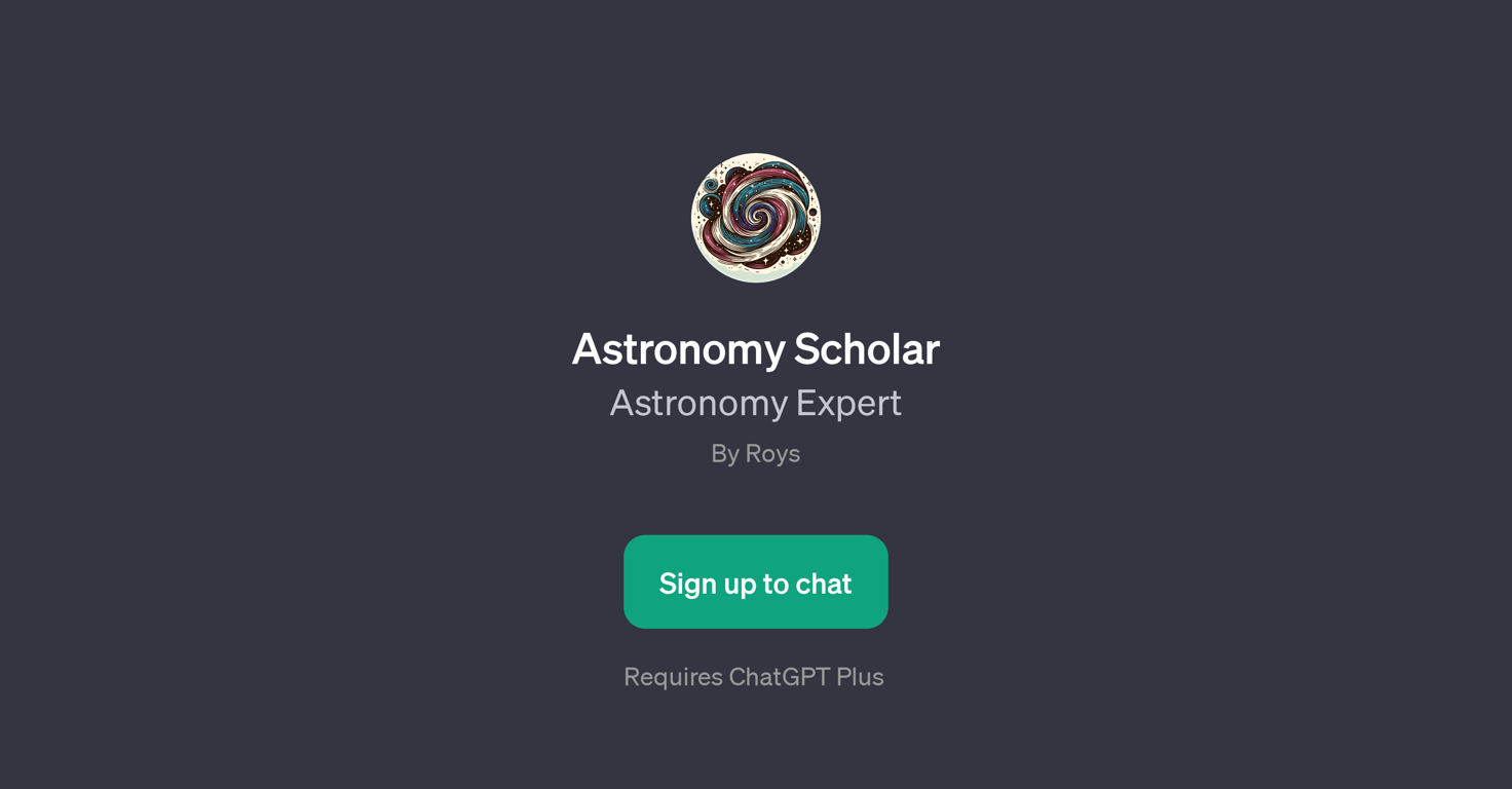 Astronomy Scholar website