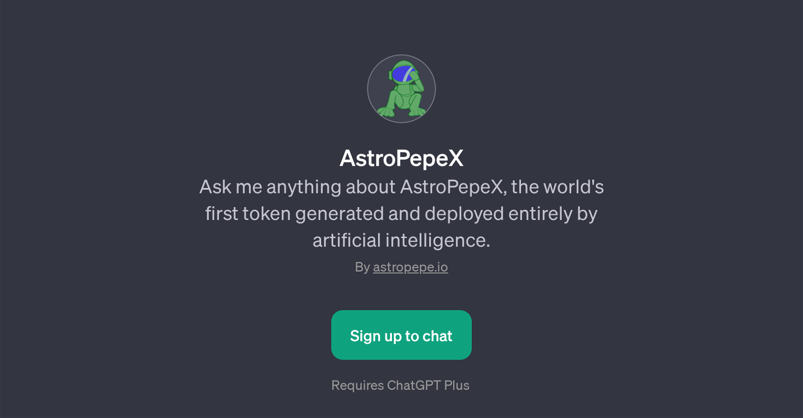 AstroPepeX website