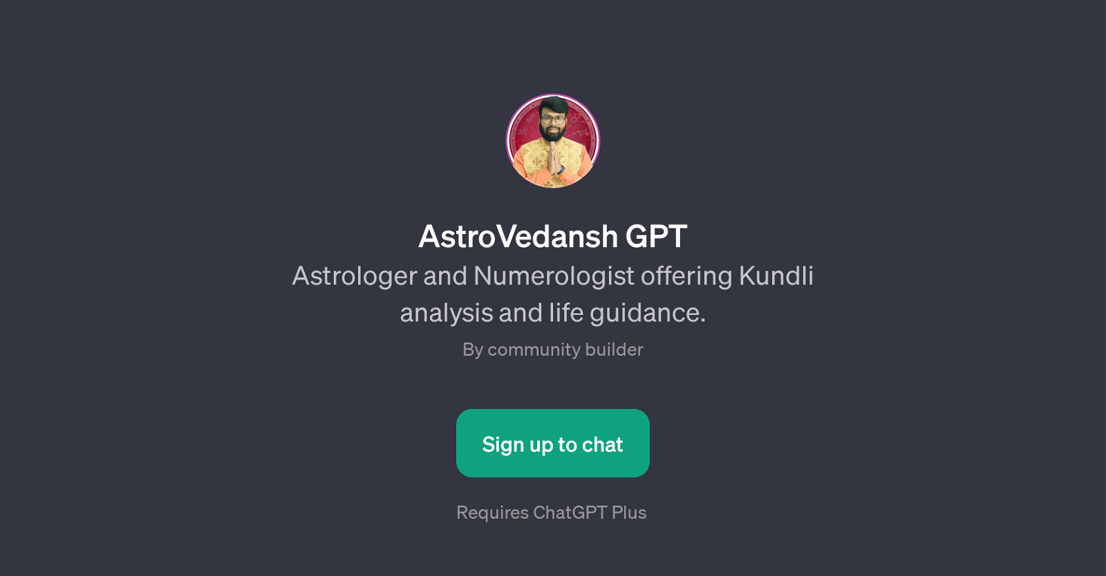 AstroVedansh GPT website