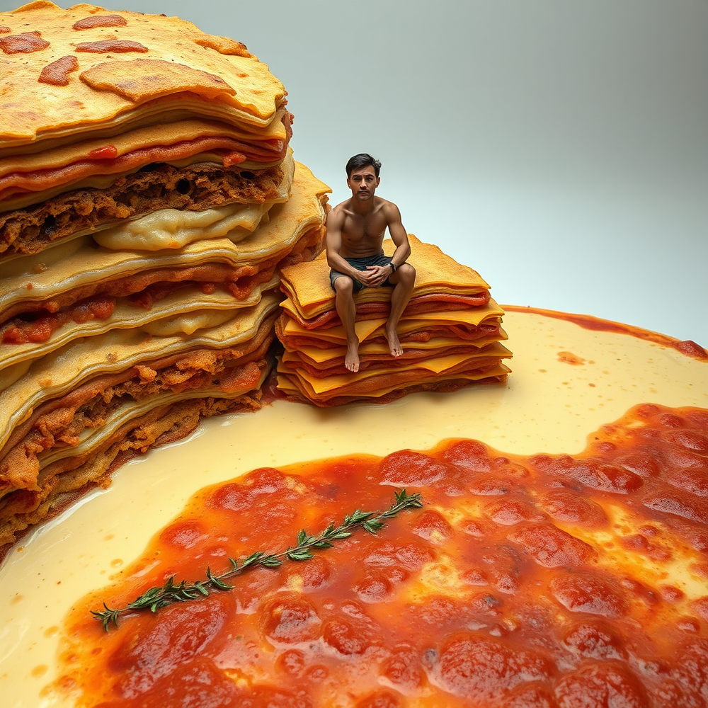 At the Edge of the Colossal Lasagna Cliff website