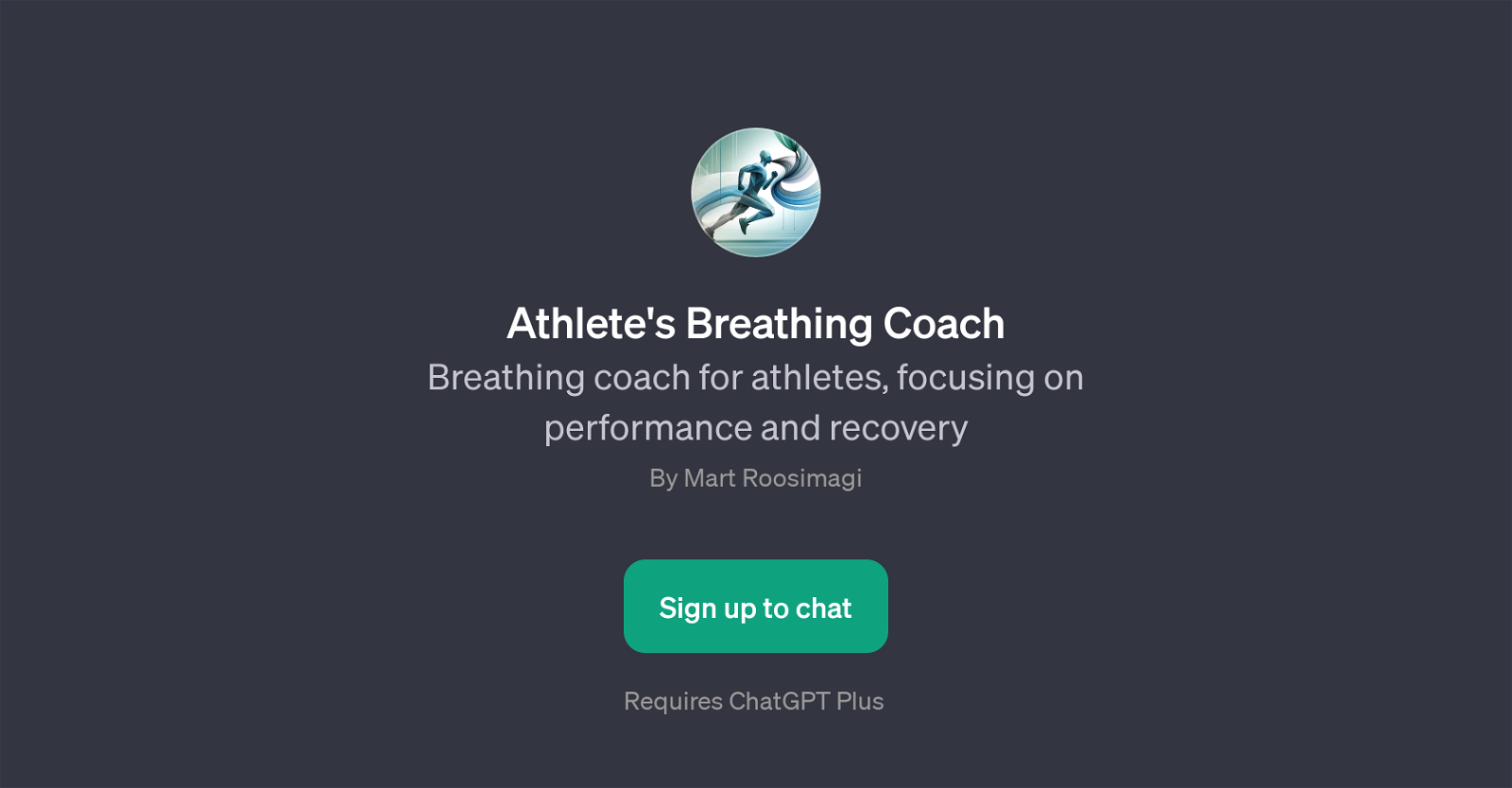 Athlete's Breathing Coach website