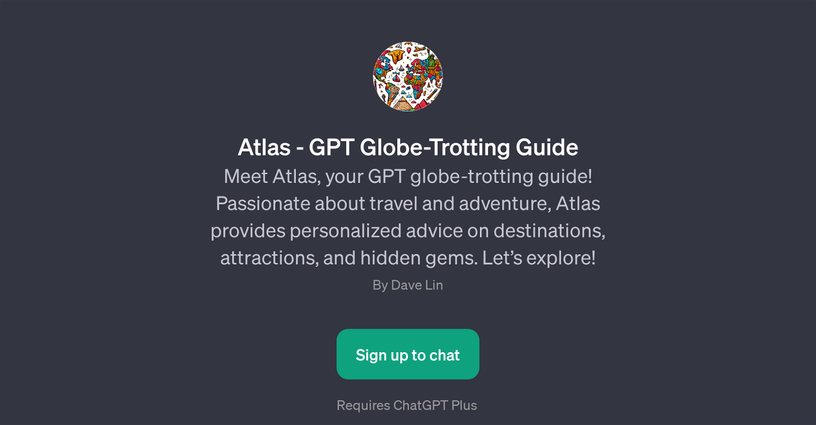 Atlas - GPT Globe-Trotting Guide website