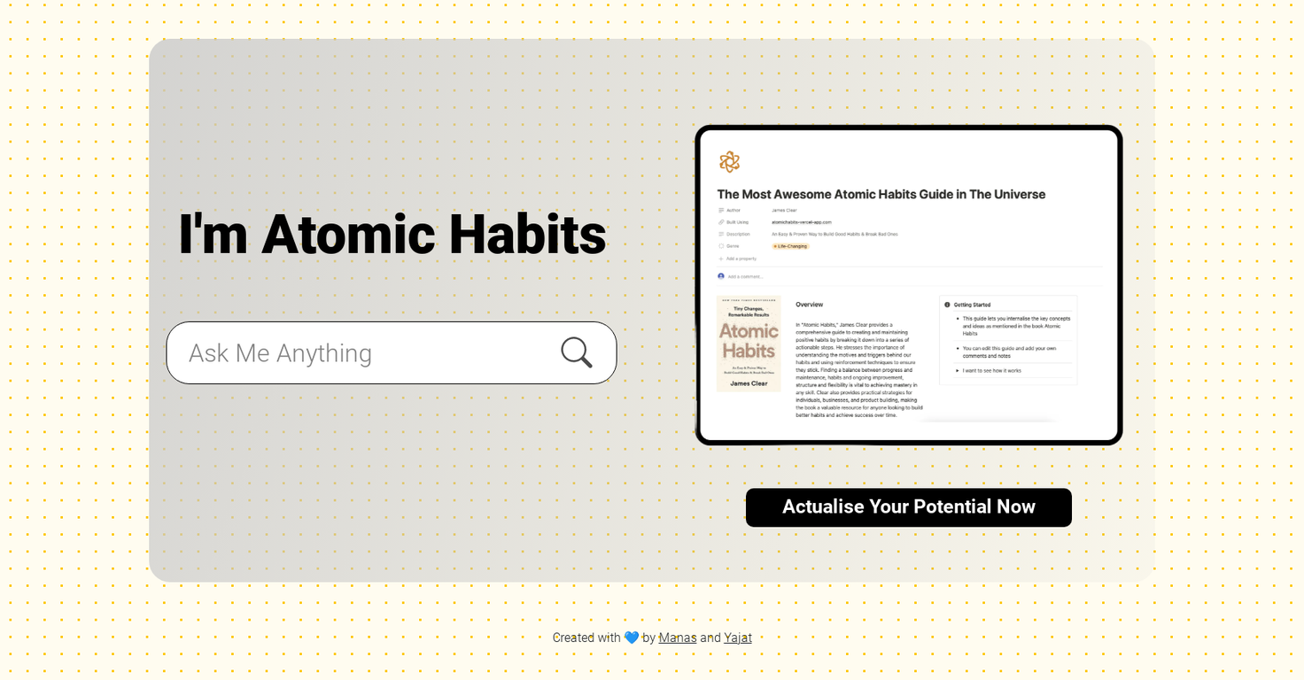 Atomic Habits GPT website