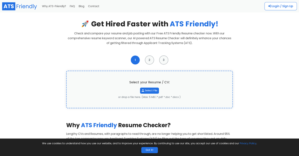 ATSFriendly website