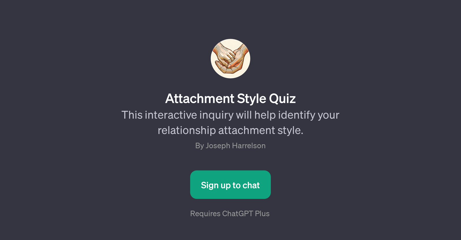 Attachment Style Quiz website